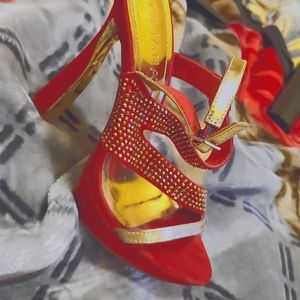 #shoe #heels #red